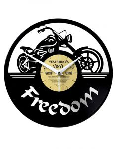Boyle Yesterday's Vinyl Wall Clock Freedom Motor 30cm