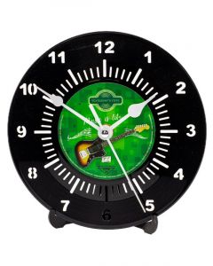 Boyle Yesterday's Vinyl Deskclock with Stand Guitar Music Is Life 18cm