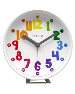 NeXtime Sophia Alarm Clock with Night Light 12.5x13x5.5cm Multicolour