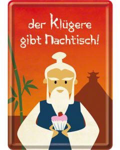Nostalgic-Art Metal Card Nachtisch 10x14x0.3cm