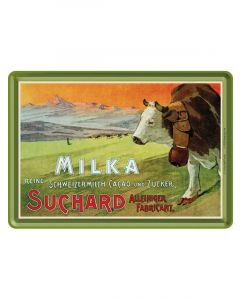 Nostalgic-Art Metal Card Milka Suchard 10x14x0.3cm