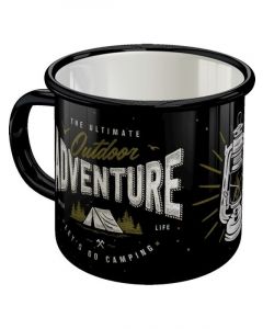 Nostalgic-Art Enamel Mug Outdoor Adventure 8x8x8xcm