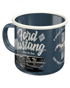 Nostalgic-Art Enamel Mug Ford Mustang The Boss 8x8x8xcm