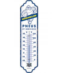 Nostalgic-Art Thermometer Michelin Pneus & Services 28x6.5x2cm