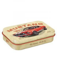 Nostalgic-Art Mint Box XL Ford Mustang GT 1967 Red 10x6x2cm