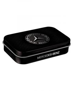 Nostalgic-Art Mint Box XL Mercedes-Benz Logo Black & White