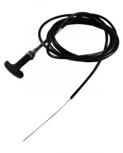 TFI Racing Bonnet Cable T Bar Handle 100 Inch 254cm Long Plastic Coated