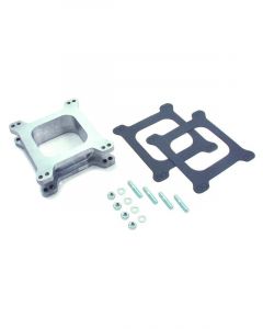 TFI Racing Carburettor Spacer Holley Squarebore Open Port 50mm 2" Thick
