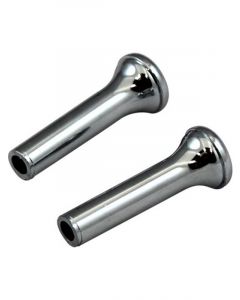 TFI Racing Door Lock Knobs Chrome Head Universal set of 2 Ford/Holden