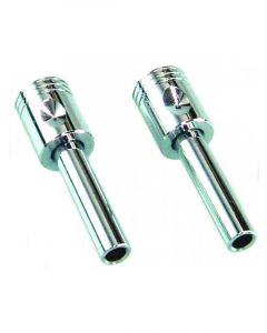 TFI Racing Door Lock Knobs Chrome Pistons Universal set of 2 Holden/Ford