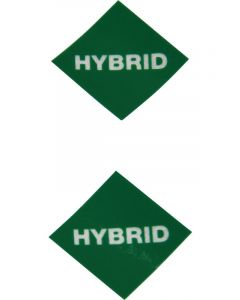 TFI Racing Hybrid Number Plate Decal Kit Set of 2