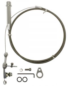 TFI Racing Kickdown Assembly GM 4L60 Braided Stainless 24 Inch Long