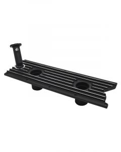 TFI Racing LS Chev Gen III Engine Valley Plate Cover Black Finned