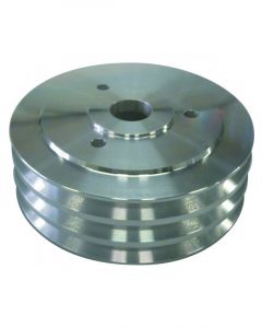TFI Racing Pulley Crankshaft Triple Groove Swp Polished Alloy BBC 396-454