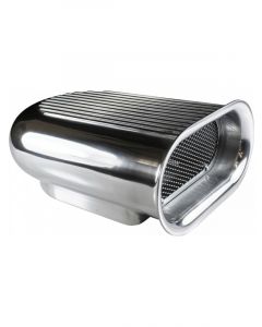 TFI Racing Scoop Short Hilborn Style Polished Full Finned Alloy 13-1/2"