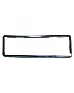 TFI Racing SINGLE Chrome Polymer Number Plate Frame For 6 Digit Plate