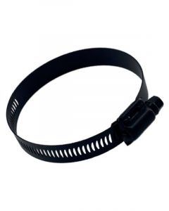 TFI Racing Single Worm Gear 60-80mm Band Hose Clamp - Black