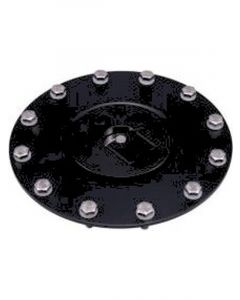Raceworks Black Billet Alum. Flush Fuel Cell Cap