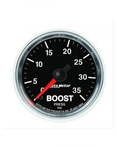 Auto Meter 2-1/16" Boost Pressure Full Sweep 0-35 PSI Mechanical, GS