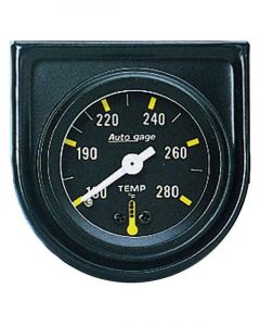 Auto Meter 1-1/2" Water Temp, 100-280 °F, Mech, Short Sweep, Auto Gage