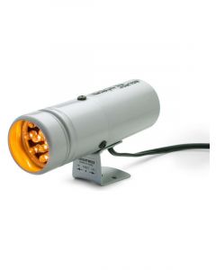 Auto Meter Shift Light, 12 Amber Led, Pedestal, Silver, Super-Lite