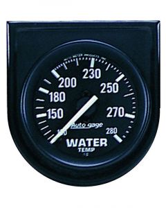 Auto Meter 2-1/16" Water Temp, 100-280 °F, Mech, Full Sweep, Auto Gage