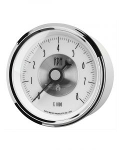 Auto Meter 3-3/8" In-Dash Tachometer, 0-8,000 RPM, Prestige Pearl