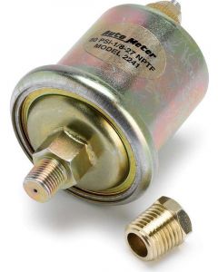 Auto Meter Sensor, Oil Pressure, 0-80PSI, 1/8" Npt, For Short Sweep Elec