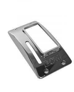 B&M Shifter Cover Plastic Chrome Quicksilver