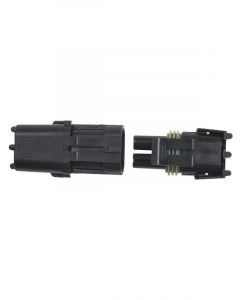 MSD Weathertight Connector 2-Pin Male Female Shroud With Pin And Seal