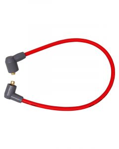 MSD Coil Wire Spiral Core 8.5mm Red Female Socket 90° Boots 18"