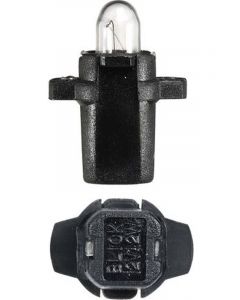 Narva 12 Volt 1.2W B8.3D (Bax 10S) Black Base Dash Panel Globes