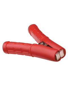Narva Fully Insulated Black Battery Clamp 500A Red