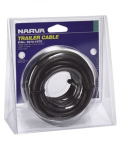 Narva 5A 2.5mm 5 Core Trailer Cable 6M R; Green; Yellow; White; Brown