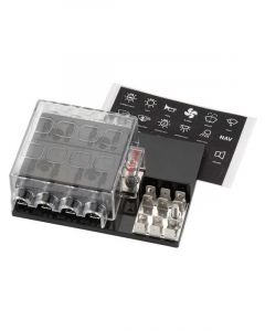 Narva 8 Way Standard ATS Blade Fuse Block With Single Grounding