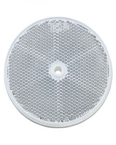 Narva Clear Retro Reflector 80mm Dia. With Central Fixing Hole