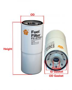 Sakura Spin-On Fuel Filter