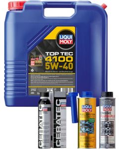 Liqui Moly Top Tec 4100 5W-40 20L + Platinum Service Kit