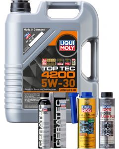 Liqui Moly Top Tec 4200 5W-30 5L + Platinum Service Kit