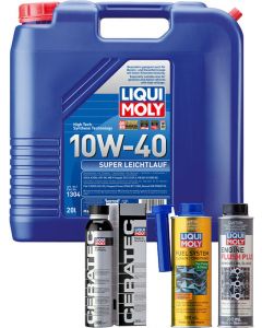 Liqui Moly Super Leichtlauf 10W-40 20L + Platinum Service Kit
