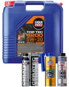 Liqui Moly Top Tec 4200 5W-30 20L + Platinum Service Kit