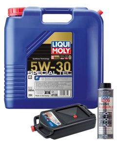 LIQUI MOLY Special Tec F 5W-30 20L Silver Service Kit + 8L Drip Tray