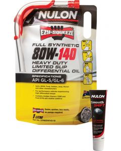 Nulon 80W-140 Differential Oil 1L + Gearbox and Diff Treatment 125ml
