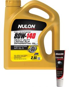 Nulon 80W-140 Differential Oil 2.5L + Gearbox and Diff Treatment 125ml