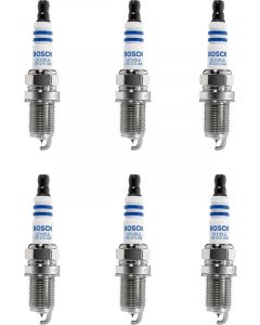 6 x Bosch Spark Plugs Double Iridium P2P VR7TII35U
