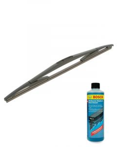 Bosch Rear Wiper Blade 400mm + Windshield Washer Fluid