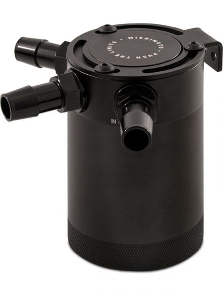 Mishimoto Compact Baffled Oil Catch Can - 3-Port