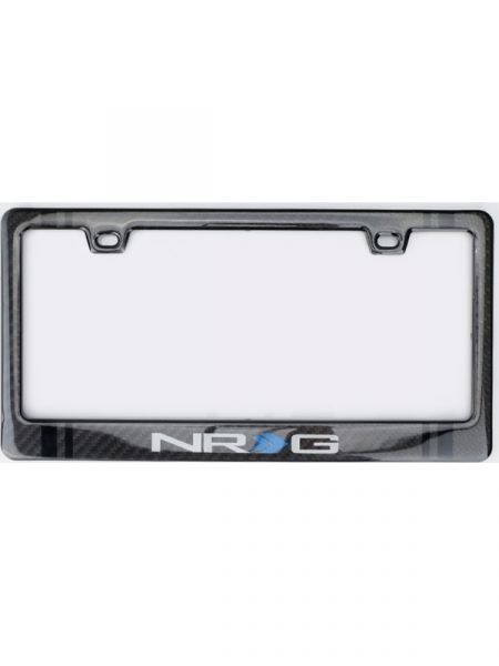 NRG Carbon Fiber Licence Plate Frame main image 1