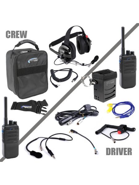 Rugged Radios PATROL-PACK-RDH-X-HV PATROL 2-WAY KIT W/RDH-X IP67 WATERPROOF-HIGH VISABILITY main image 1