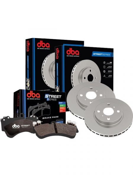 Buy DBA Front Disc Rotor + Street Series Brake Pads RLK-DBA-6344 Online ...